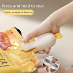 Portable Rechargeable Mini Bag Sealer Heat Sealing Machine with Built-in Cutter for Food Storage