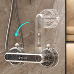 Bathroom Suction Cup Door Handle – Twin Suction Cups-Transparent Grey