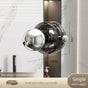 Bathroom Suction Cup Door Handle – Single Suction Cup-Transparent Grey