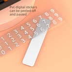Temporary Parking Phone Number Display-pink