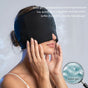 Gel Ice Face Mask - Black, 8mm Double-Sided Gel