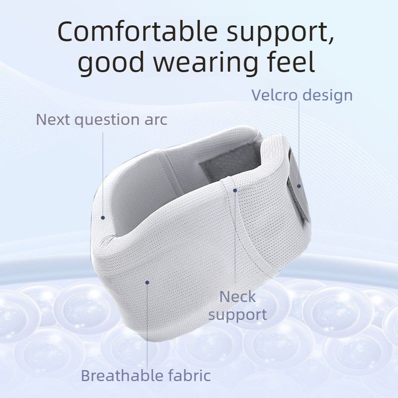 Neck Brace, Cervical Collar - Grey, Size L (for over 140 lbs)