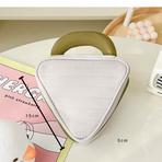 Triangle Dopamine Makeup Bag, Lipstick Storage Pouch –gray