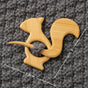 Brooch pin with woodenanimal pattern-Squirrel