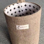 Cotton Linen Wall Hanging Storage Bag-Black Plus Signs