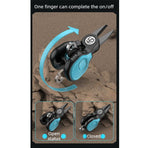 Fishing Scissors - Labor-Saving Serrated Style + Strong Magnetic Buckle-blue