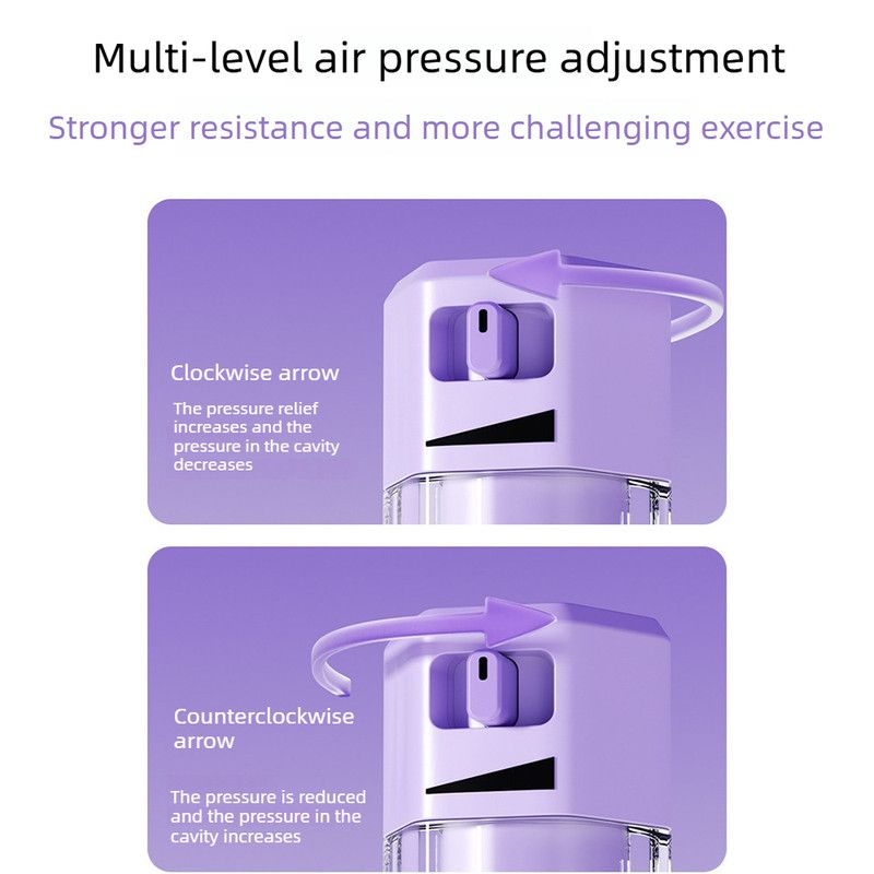 Breathing Dumbbell Adjuster – Trains Lung Capacity or Builds Abs-blue