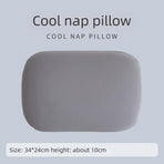 Office Nap Pillow - Foam Core - Dark Grey