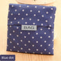 Eco-Friendly Shopping Bag - Blue Polka Dot - 2PCS