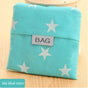Eco-Friendly Shopping Bag - Sky Blue Stars - 2PCS