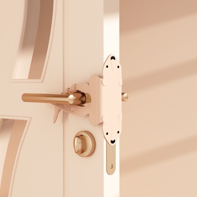 Door Muffler Pad - Little Bear Style - Apricot