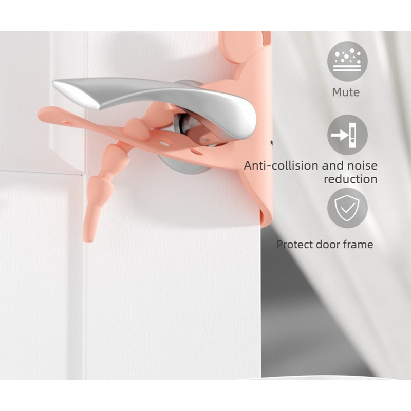 Door Muffler Pad - Crab - Adjustable Pad - Pink