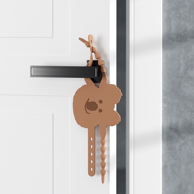 Door Muffler Pad - Big Bear Style - Adjustable Pad - Coffee