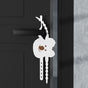Door Muffler Pad - Big Bear Style - Adjustable Pad - White