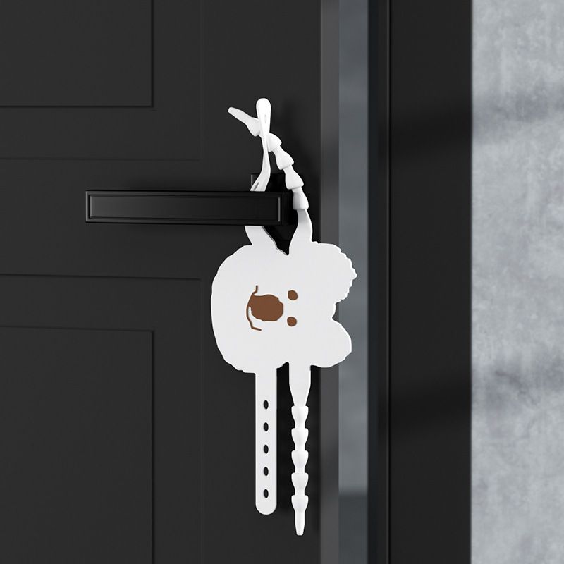 Door Muffler Pad - Big Bear Style - Adjustable Pad - White
