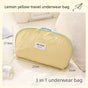 Travel Underwear Storage Bag - yellow