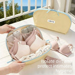 Travel Underwear Storage Bag - yellow