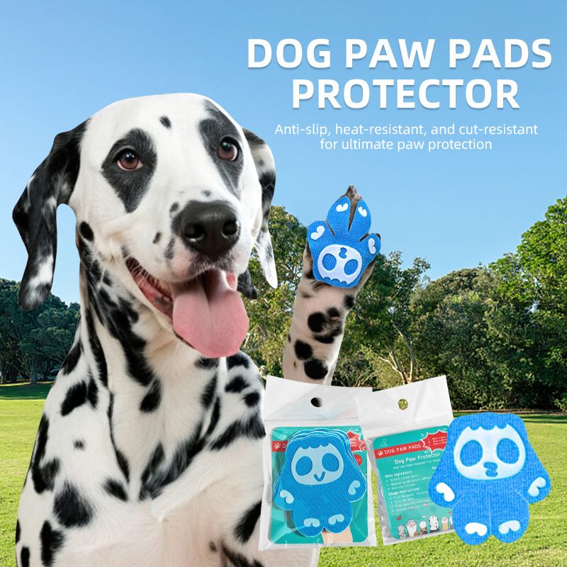 Dog Paw Stickers - Blue - Size S - 8PCS