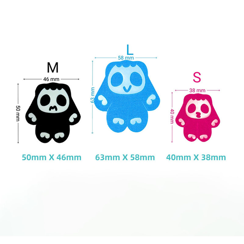 Dog Paw Stickers - Blue - Size S - 8PCS