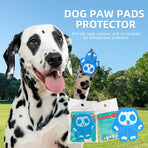 Dog Paw Stickers - Black - Size L - 8PCS