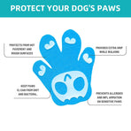 Dog Paw Stickers - Black - Size L - 8PCS