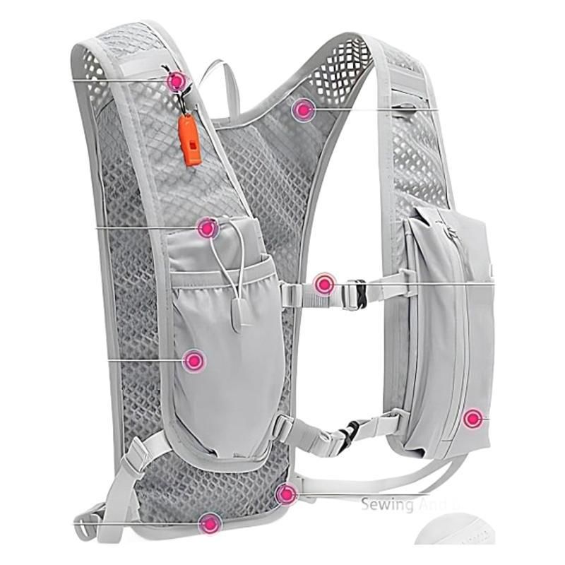 Outdoor Sports Vest Backpack - Gray