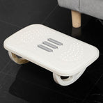 Office Footrest Stool - Rocking Version - white