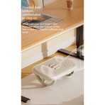 Office Footrest Stool - Rocking Version - white