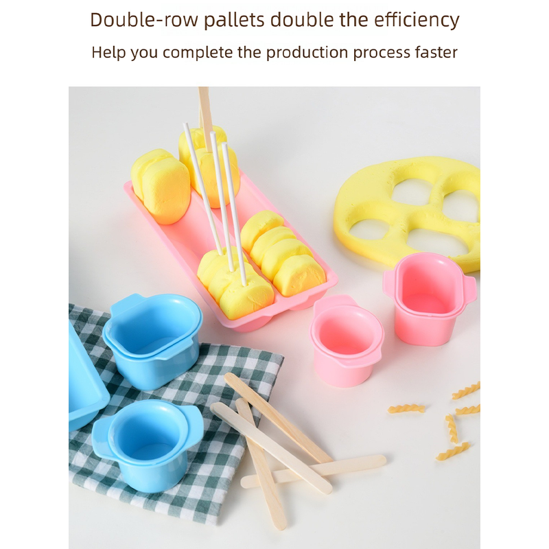Lollipop Cake Mold Set - 8PCS - Pink