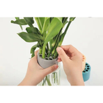 Round Flower Arrangement Holder, Multi Hole Floral Pin Frog, Reusable Floral Stem Fixer for Bouquet & Flower Vase Decor-gray