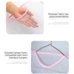 1PC Pillow Drying Helper, Foldable Storage Drying Mesh Net - Pink - Large Double Layer 43*85cm