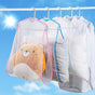 1PC Pillow Drying Helper, Foldable Storage Drying Mesh Net - blue - Large Double Layer 43*85cm