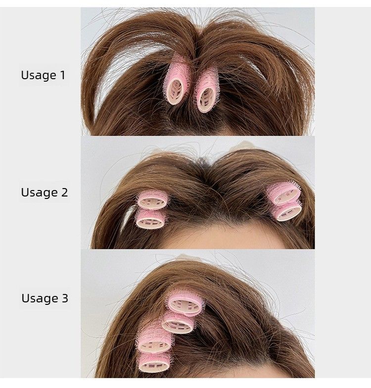 2-Pack Hair Root Volumizing Clips, Bangs Curling Styling Hair Clips - Pink