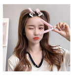 2-Pack Hair Root Volumizing Clips, Bangs Curling Styling Hair Clips - Pink