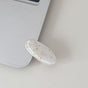2-Pack Bangs Hair Clips - Quicksand White