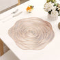 Rose Flower Placemat - 38cm - Rose Gold Single Rose