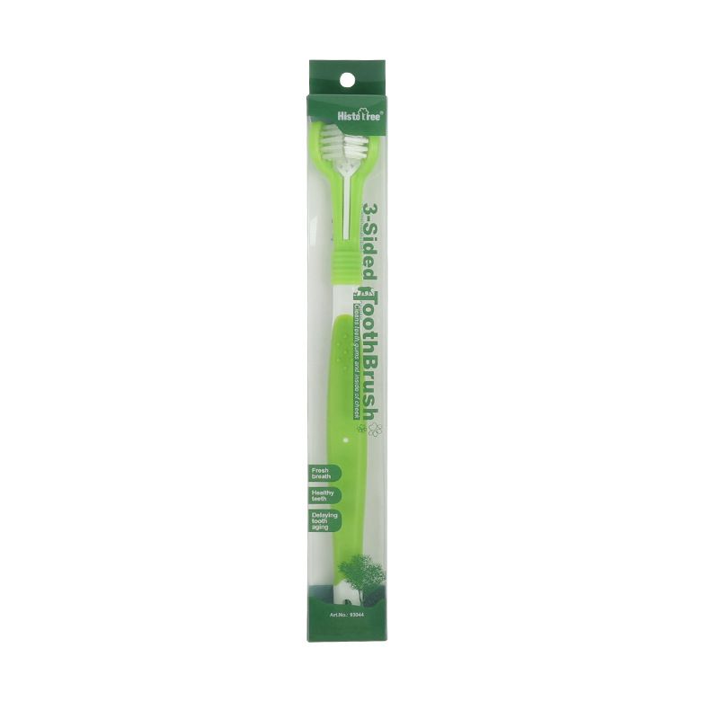 Pet Toothbrush, Cat and Dog Oral Cleaning - Green