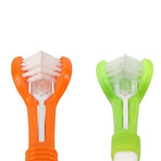 Pet Toothbrush, Cat and Dog Oral Cleaning - Green