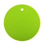 Round Honeycomb Silicone Placemat - Light Green