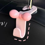 Car hook bow car interior storage organizer bag tool-Pink