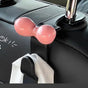Car hook bow car interior storage organizer bag tool,Pink-Black