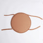 Thickened Round Sponge Strap Seat Cushion - Diameter 38cm-Brown