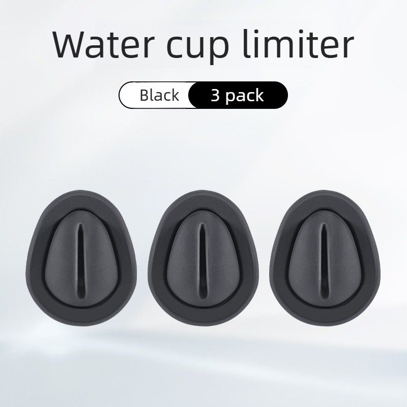 3-Pack Car Cup Holder Limiter-Black