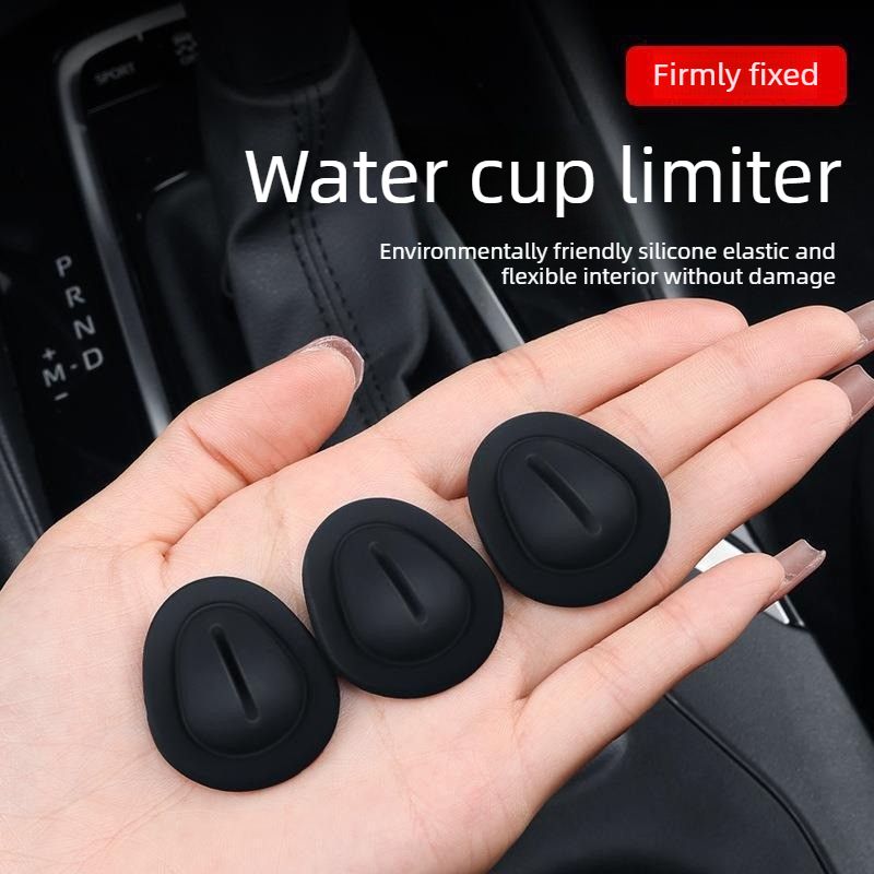 3-Pack Car Cup Holder Limiter-Black