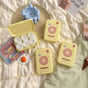 Portable Contact Lens Case, Colored Contact Lens Case, One Case Holds 3 Pairs-Yellow