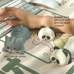 Memory Foam Mouse Wrist Rest, Cute Office Desktop Hand Pillow-Panda