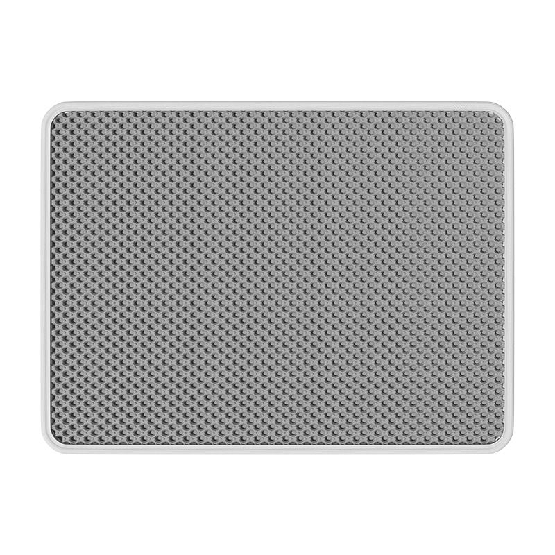 Cat Litter Mat, Anti-Tracking Litter Mat, 60*35cm,Gray