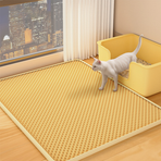 Cat Litter Mat, Anti-Tracking Litter Mat, 60*35cm,Gray