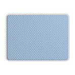 Cat Litter Mat, Anti-Tracking Litter Mat, 75*55cm,Blue