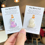 2-Piece Pocket Cat Hug Card Set — Encouragement Cards, Friendship Keepsake Gift